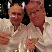 donald trump ❤ putin