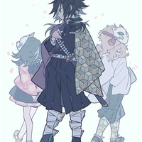 Cả ba người (Sabito,Makomo,Giyuu)