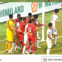 Một nhóm cầu thủ