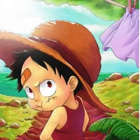 Luffy lúc nhỏ