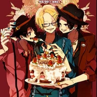 Ace,Sabo,Luffy
