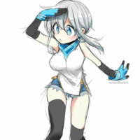 {Blue} *girl*
