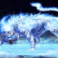 thánh thú - Hổ lửa da xanh