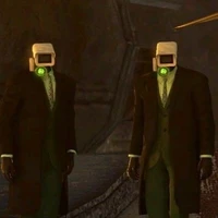 Green camera man /Len