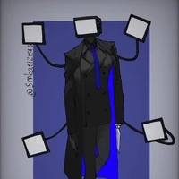 large TVman Blue / Righat