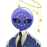 E. U