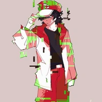 Glitchy Red