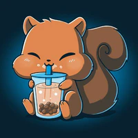Sóc mê trà sữa