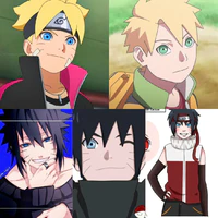 3 Menma + Boruto + Shinachiku