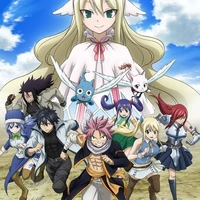 Nat, Gray, Lucy, Happy, Sachiko