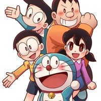 cả nhóm doremon