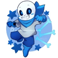 blue sans