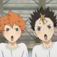 Hinata và Nishinoya 