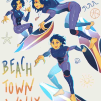 Beach Town Wally