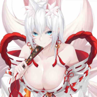 Kitsune shiro/bạch hồ ly