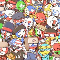 All countryhumans ở đó