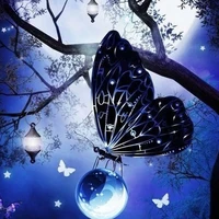 trio moon butterfly