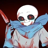 Yandere blue sans