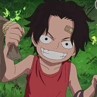 Postgas D Ace_lúc nhỏ