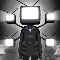 Large TV man(Sharp)