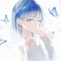 blue butterfly