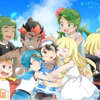 nhóm bạn alola