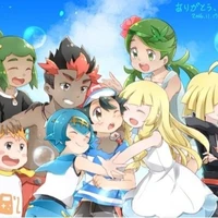 nhóm bạn alola
