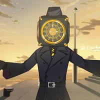 Large Clock man/Harvey