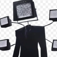 large TV man
