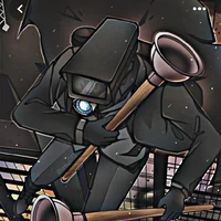 black cameramam / plow