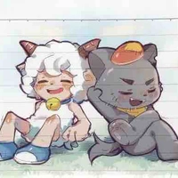 Nhỏ t/g ume cừu vui vẻ x sói xám 