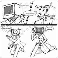 TV man 003 x Speakerman 599