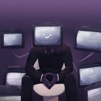 Large tv man