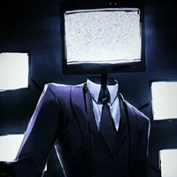 large tv man / black man