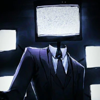 large tv man / black man