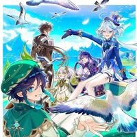 Venti/Zhongli/Nahida/Ei/Furina