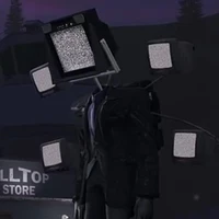 Large Tv man
