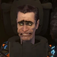 G-man toilet (saw blade)