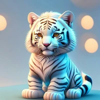 bạch hổ lúc nhỏ