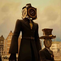 Lagre clock man