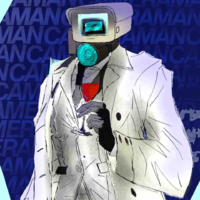 White cameraman
