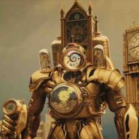 Titan clock man 
