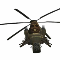 Helicopter Skibidi Minigun 