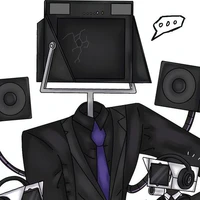 Large TV man/kin