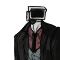 Blue Suited Cameraman / Lucky