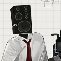 Large speaker man/Unte