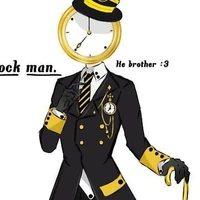 clock man/ with