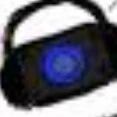 blue speaker man