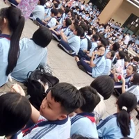 mấy đứa gần đó 