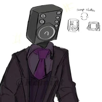 Large Last Speaker Violet Man - Palsas